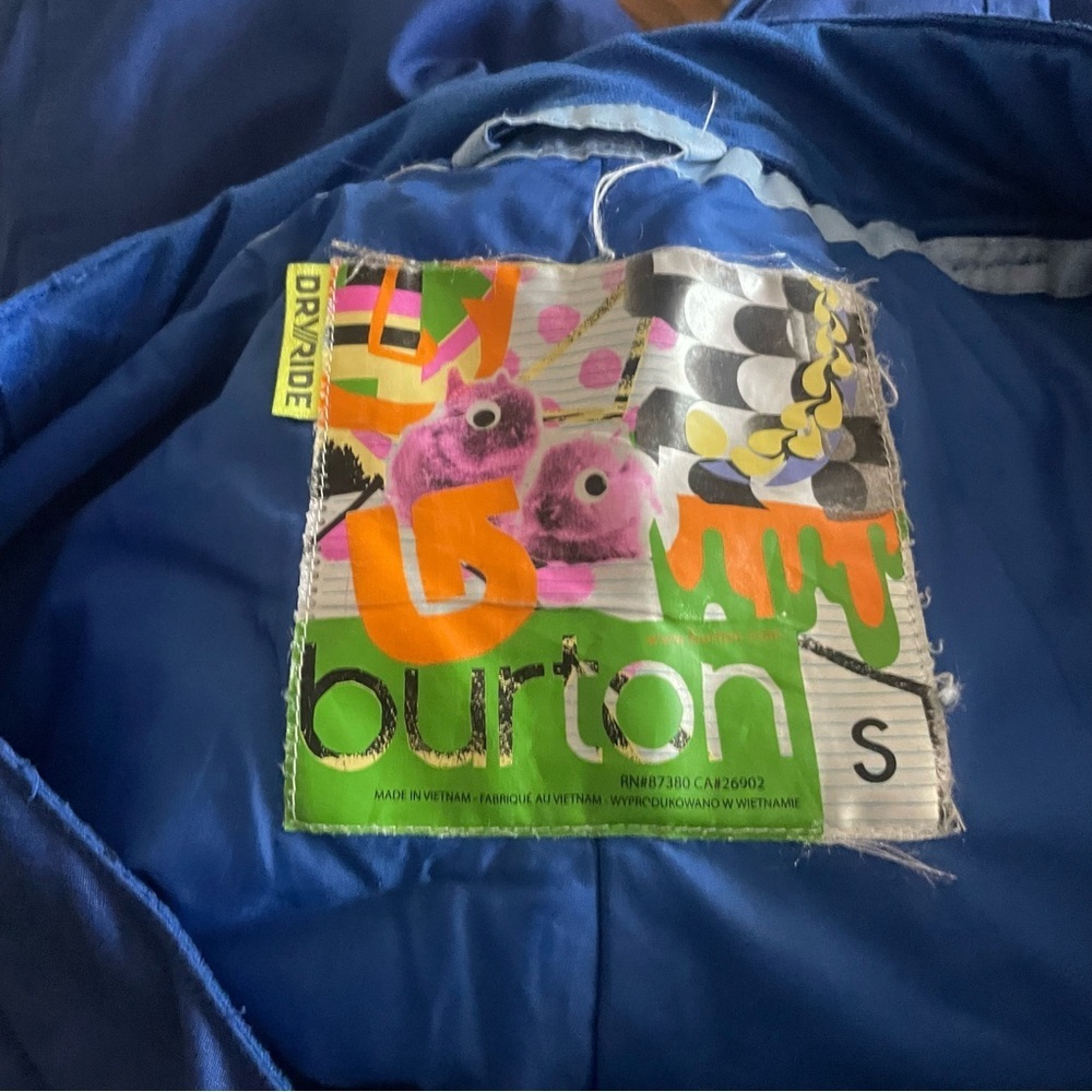 Burton Blue Snow Pants Size Small - Picture 4 of 8